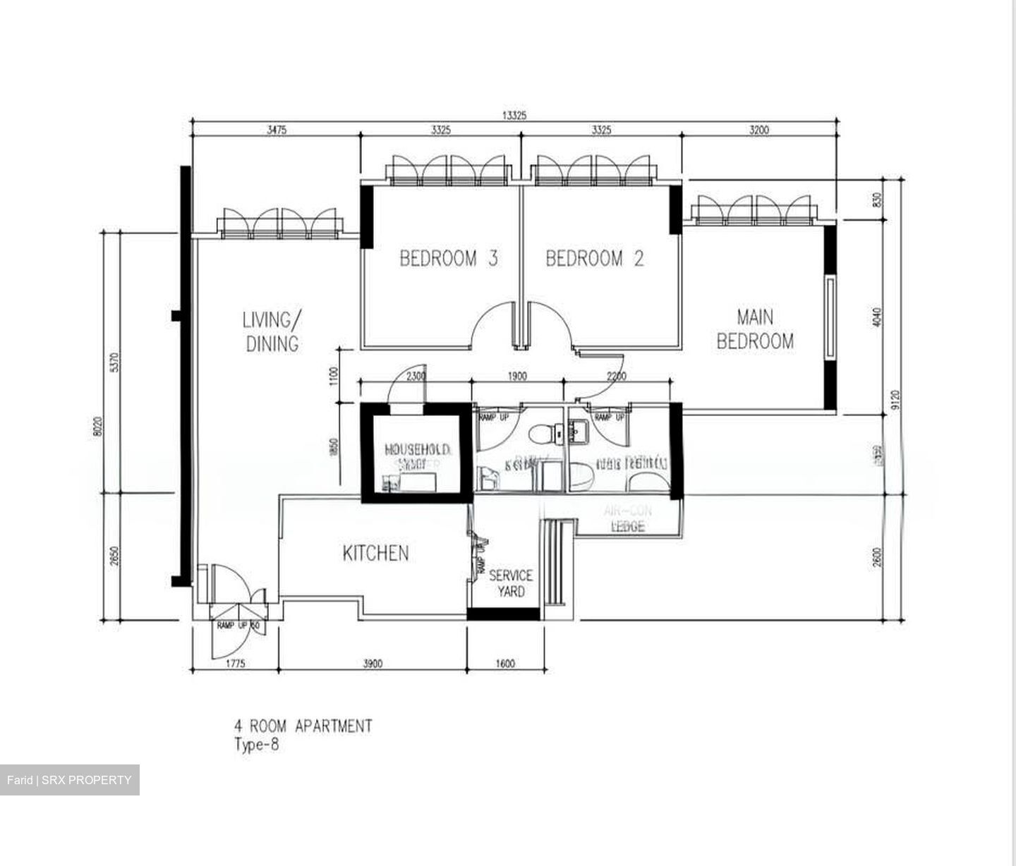 Blk 808A Ping Yi Greens (Bedok), HDB 4 Rooms #563177501